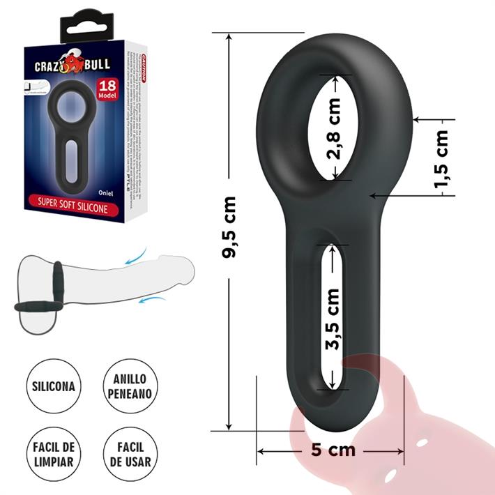 Anillo de Silicona Suave - Erecciones Firmes y Duraderas