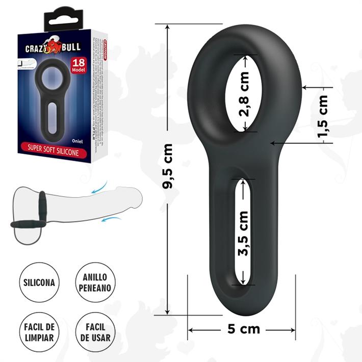  Anillo de Silicona Suave - Erecciones Firmes y Duraderas 
