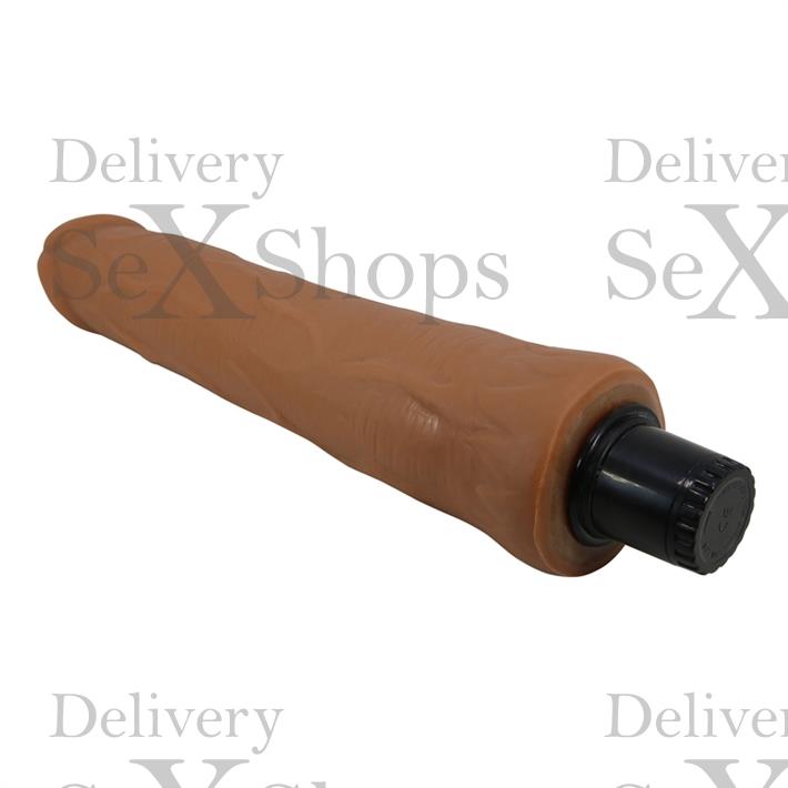 Vibrador color piel deslizante realista, vibraciones de varias velocidades y material TPR Vibrador color piel deslizante realista, vibraciones de varias velocidades y material TPR