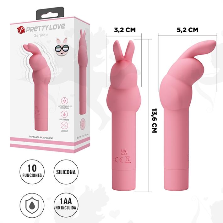 Cód: SS-PL-300008 - Stick estimulador femenino con forma de conejo - $ 31100