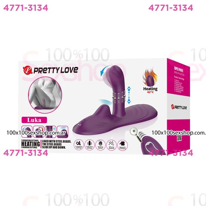 Vibe Pad con control remoto: estimulación con calor, múltiples modos y carga magnética