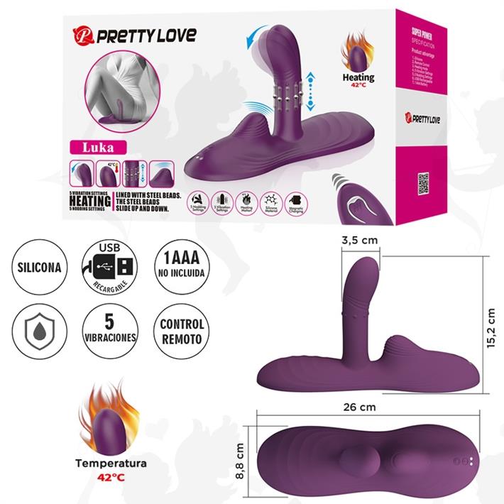  Vibe Pad con control remoto: estimulación con calor, múltiples modos y carga magnética 