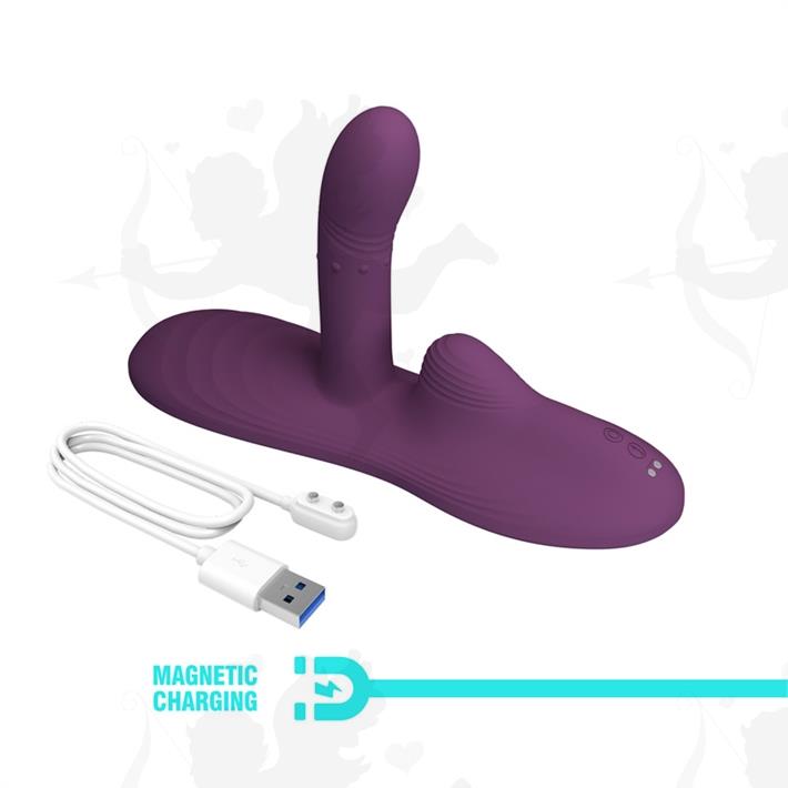 Vibe Pad con control remoto: estimulación con calor, múltiples modos y carga magnética