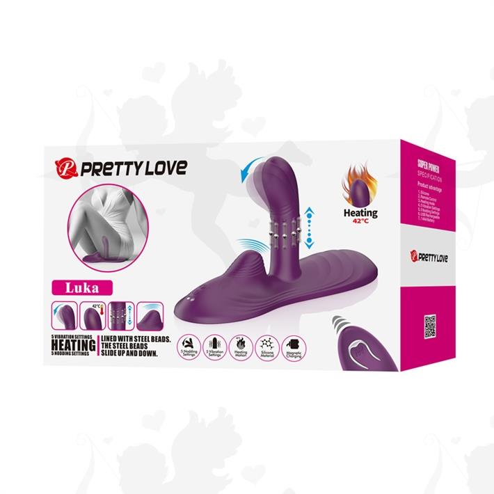 Vibe Pad con control remoto: estimulación con calor, múltiples modos y carga magnética