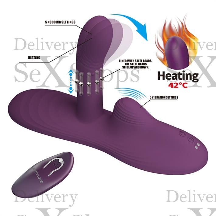 Vibe Pad con control remoto: estimulación con calor, múltiples modos y carga magnética
