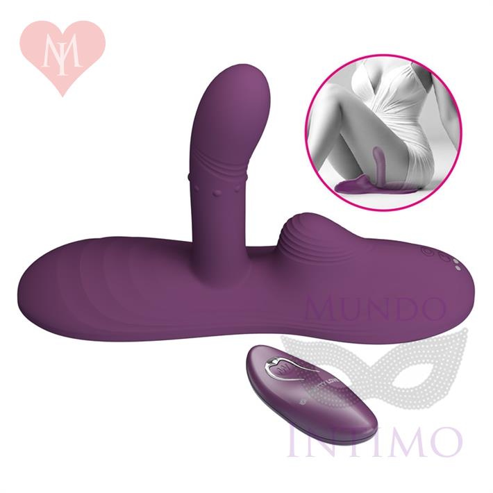 Vibe Pad con control remoto: estimulación con calor, múltiples modos y carga magnética