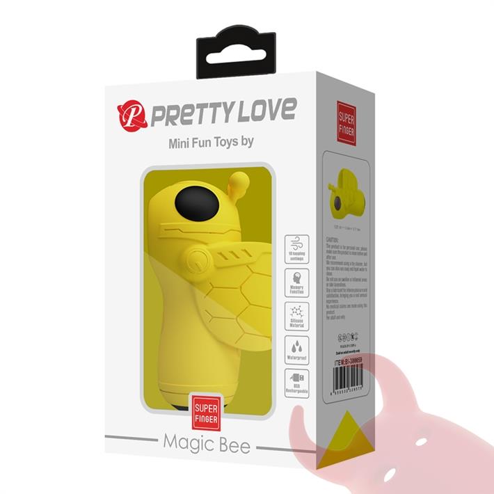 Pequeño succionador en forma de abeja con carga USB