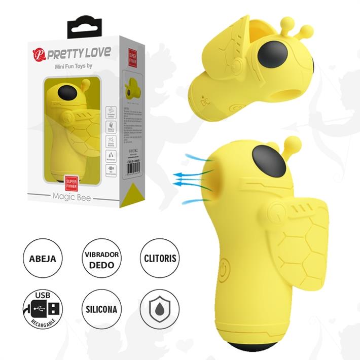 Pequeño succionador en forma de abeja con carga USB