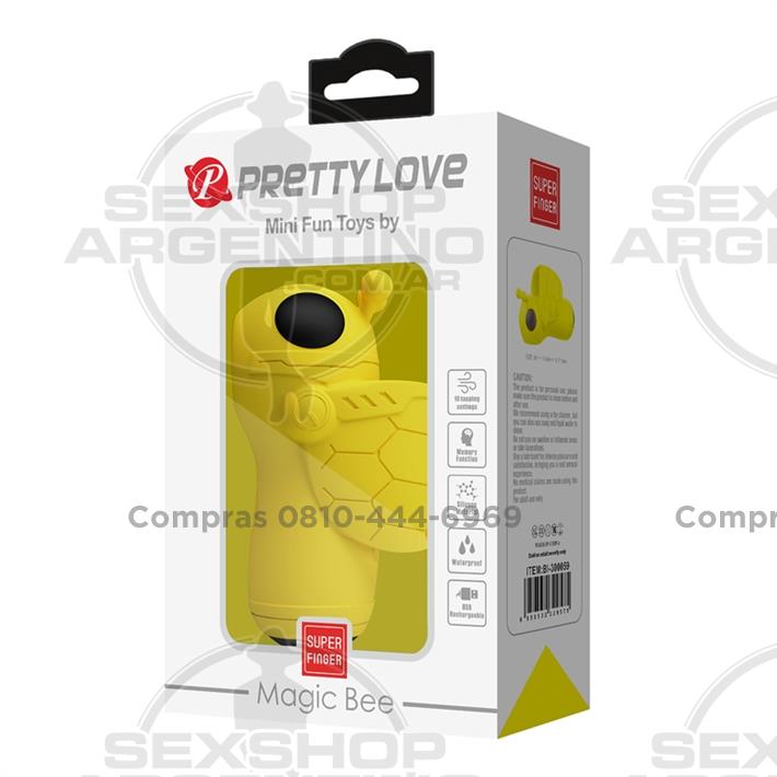 Pequeño succionador en forma de abeja con carga USB