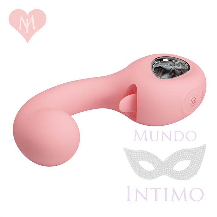 Estimulador de punto G con 5 funciones de lamido y carga USB