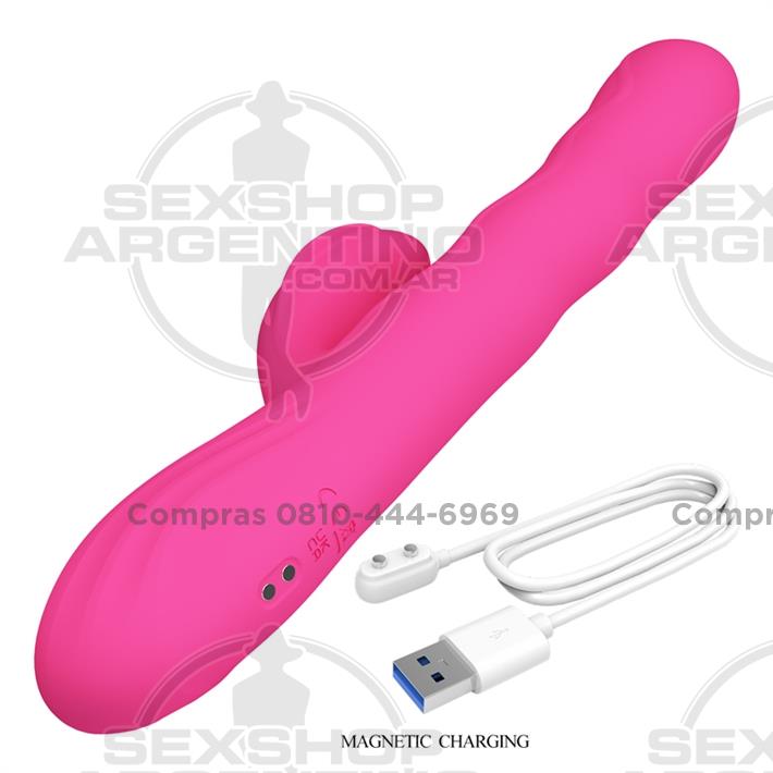 Estimulador ondulante: 4 modos de movimiento, 9 vibraciones y pantalla LED recargable