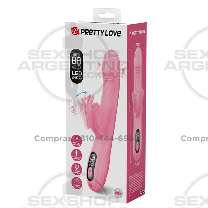 Estimulador automático: 4 modos de presión, 9 vibraciones y pantalla LED recargable