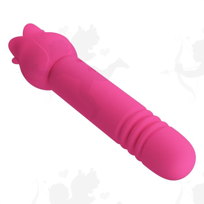 Rose Wand: masajeador doble con funciones de vibración, succión y carga magnética