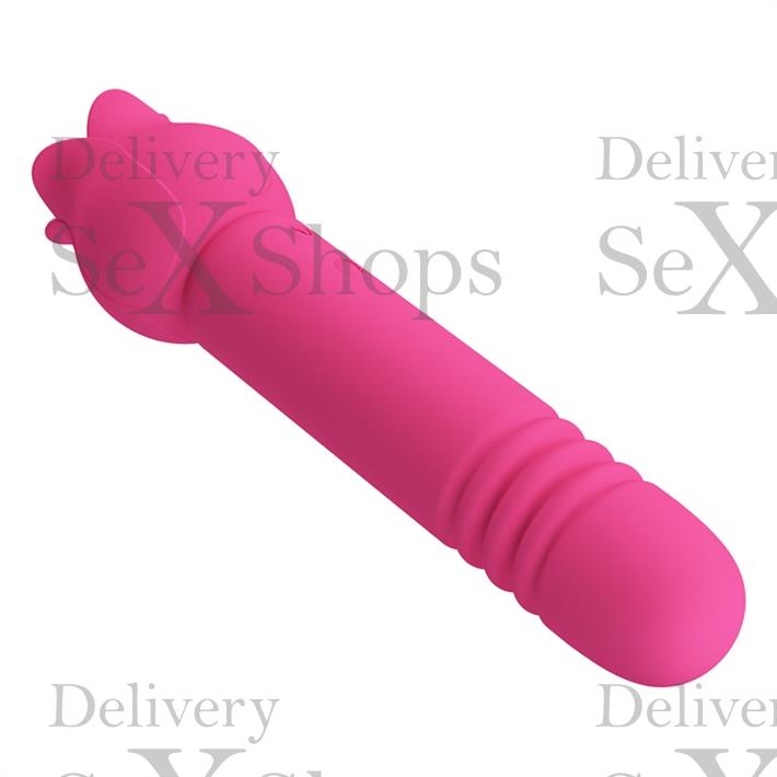 Rose Wand: masajeador doble con funciones de vibración, succión y carga magnética