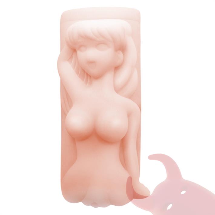 Masturbador masculino de TPR Material con forma de mujer