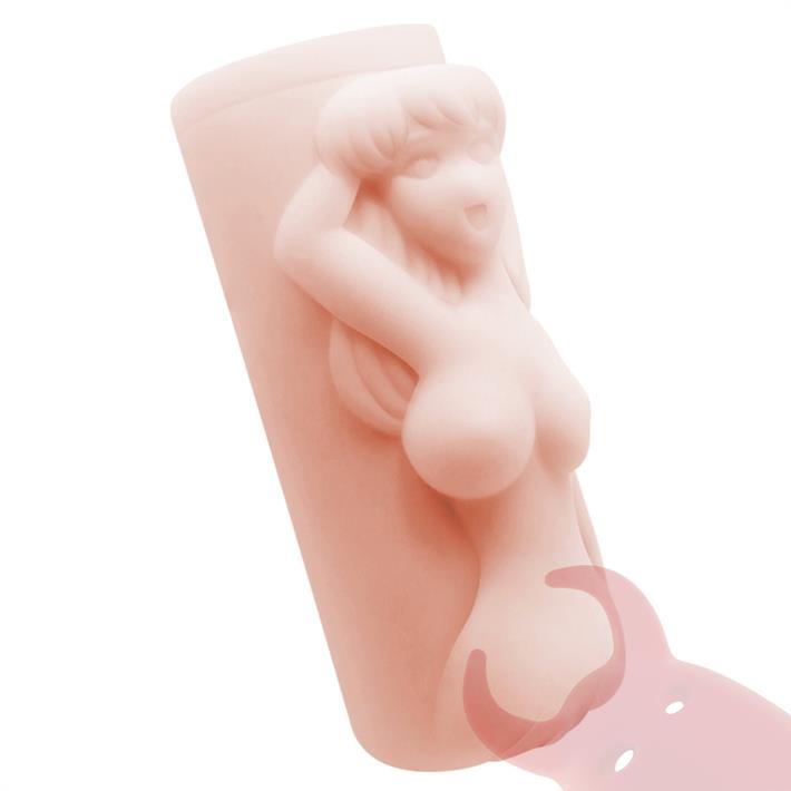 Masturbador masculino de TPR Material con forma de mujer