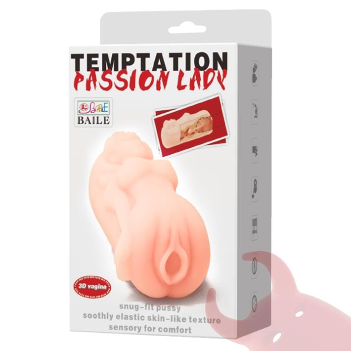 Masturbador masculino de TPR Material con forma de mujer