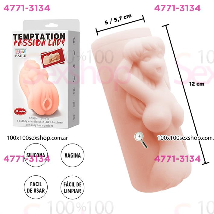 Masturbador masculino de TPR Material con forma de mujer