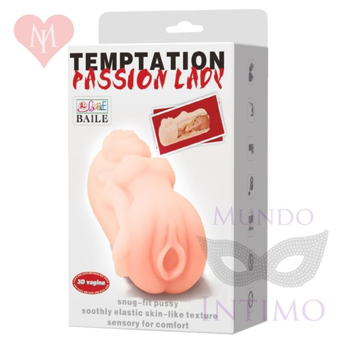 Masturbador masculino de TPR Material con forma de mujer