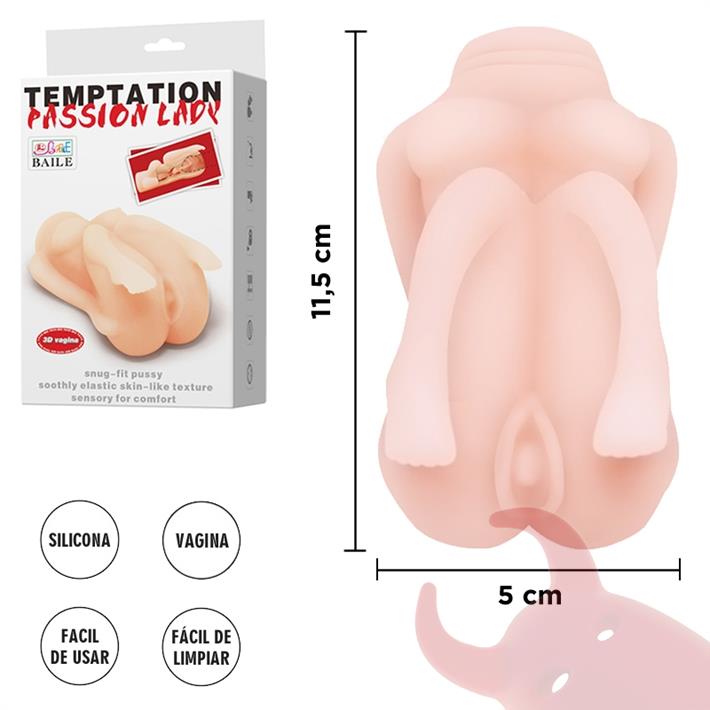 Masturbador masculino de TPR Material con funcion de apretar y encoger