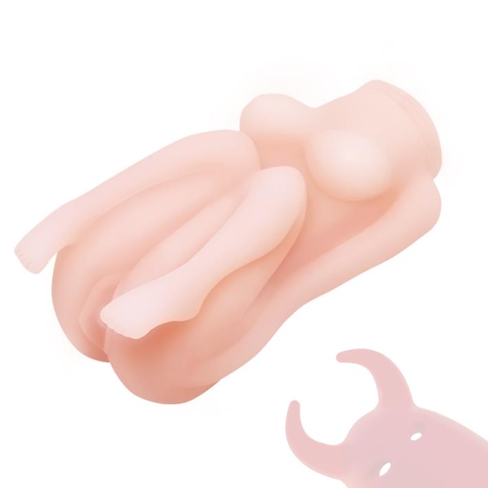 Masturbador masculino de TPR Material con funcion de apretar y encoger