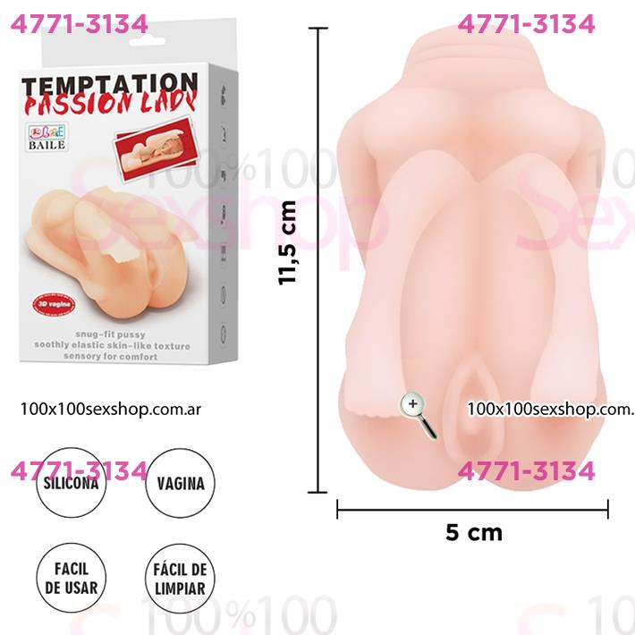 Masturbador masculino de TPR Material con funcion de apretar y encoger