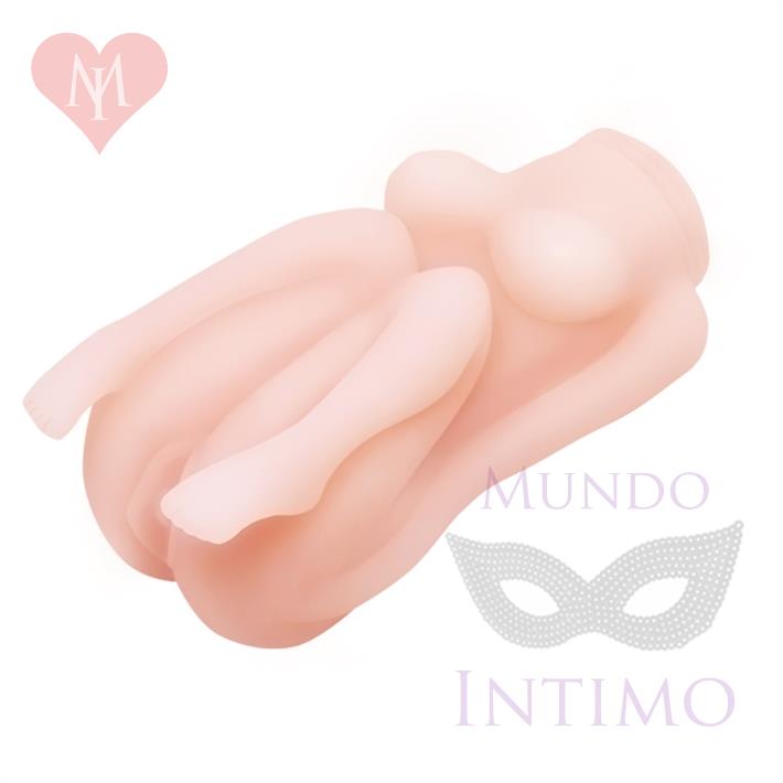 Masturbador masculino de TPR Material con funcion de apretar y encoger