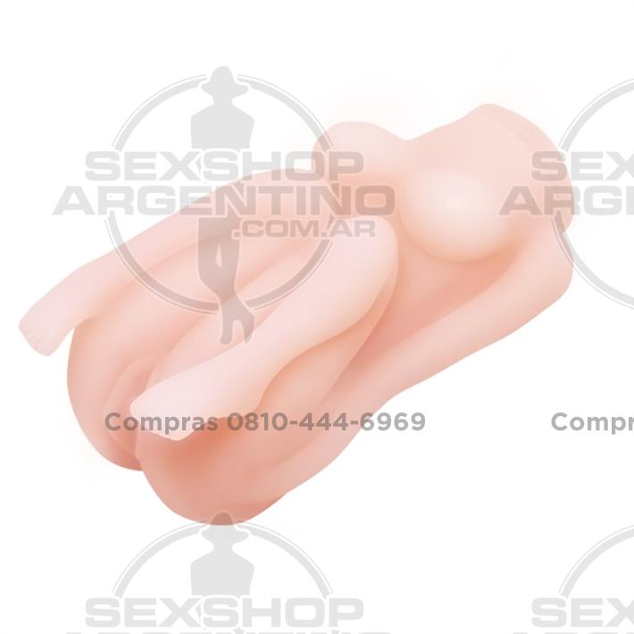 Masturbador masculino de TPR Material con funcion de apretar y encoger