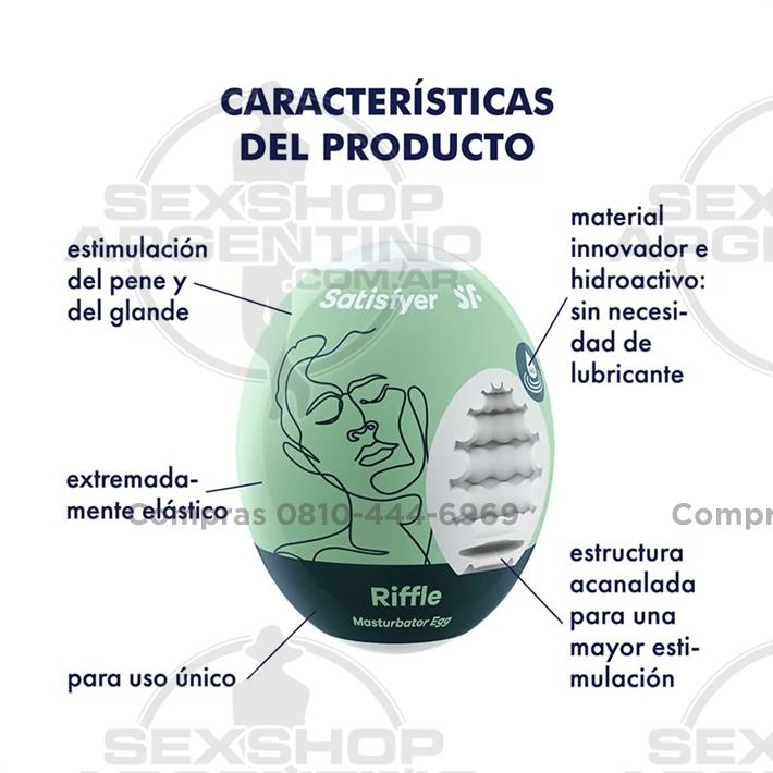 Masturbator Egg Single (Riffle)