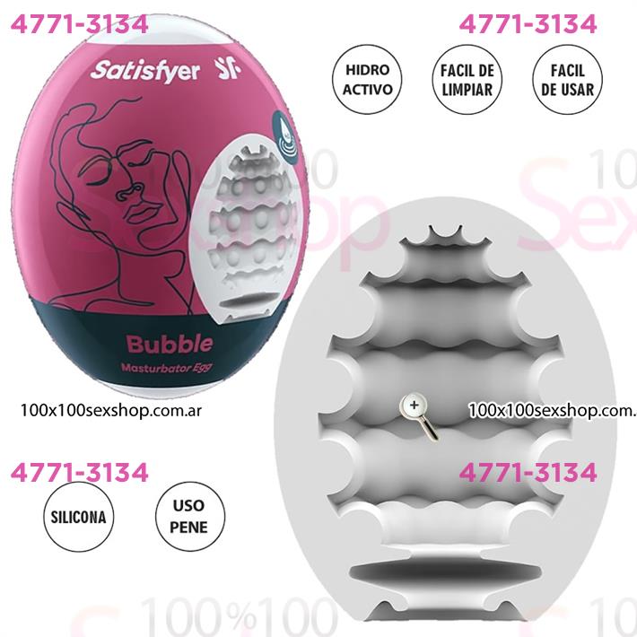 Masturbator Egg Single (Bubble)