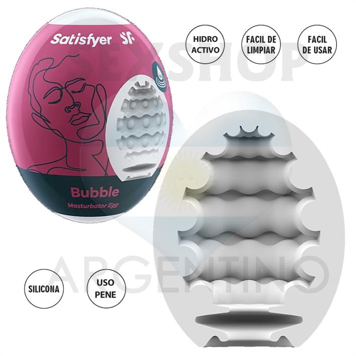 Masturbator Egg Single (Bubble)