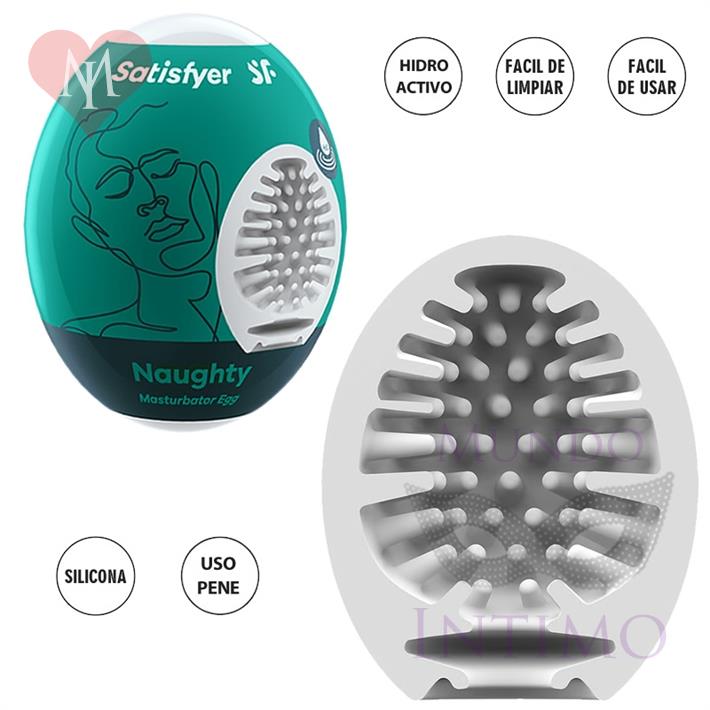 Masturbador Egg Single naughty de suave textura