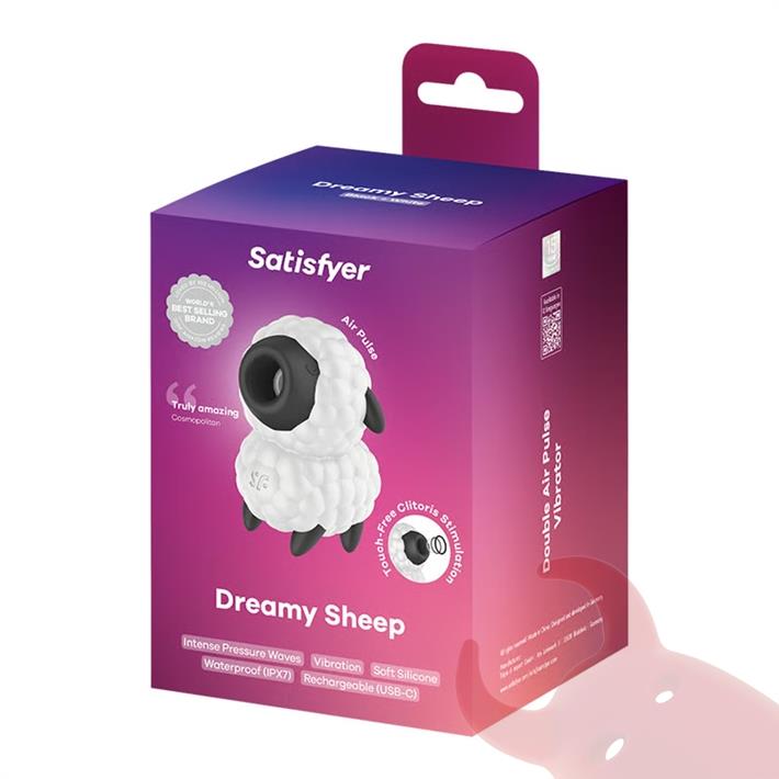 Dreamy Sheep Succionador de clitoris con carga USB