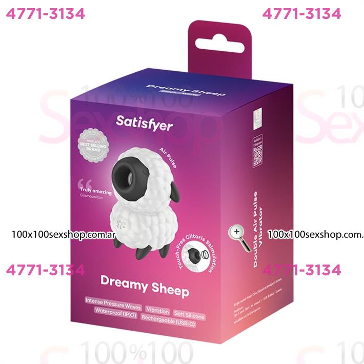 Dreamy Sheep Succionador de clitoris con carga USB