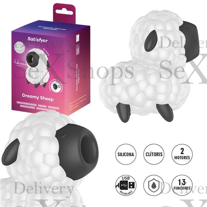  Dreamy Sheep Succionador de clitoris con carga USB 