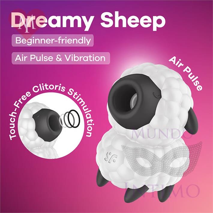 Dreamy Sheep Succionador de clitoris con carga USB