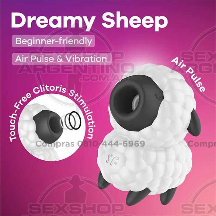 Dreamy Sheep Succionador de clitoris con carga USB