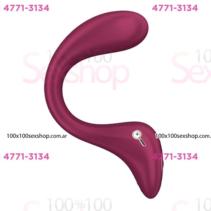Cód: CA SS-SA-0635 - G for Goddess 2 (Wine Red) Estimulador de punto G con carga USB - $ 129000