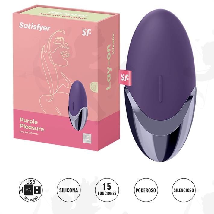 Cód: SS-SA-0947 - Purple Pleasure estimulador de clitoris con carga USB - $ 6300