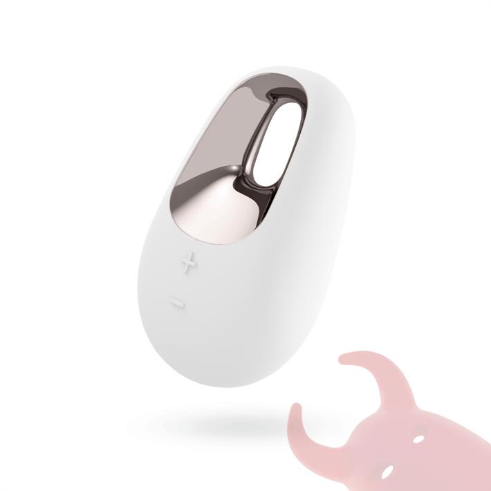 White Temptation estimulador clitorial con carga USB y 15 modos de vibracion
