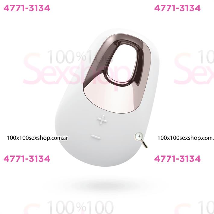 Cód: CA SS-SA-0954 - White Temptation estimulador clitorial con carga USB y 15 modos de vibracion - $ 61500