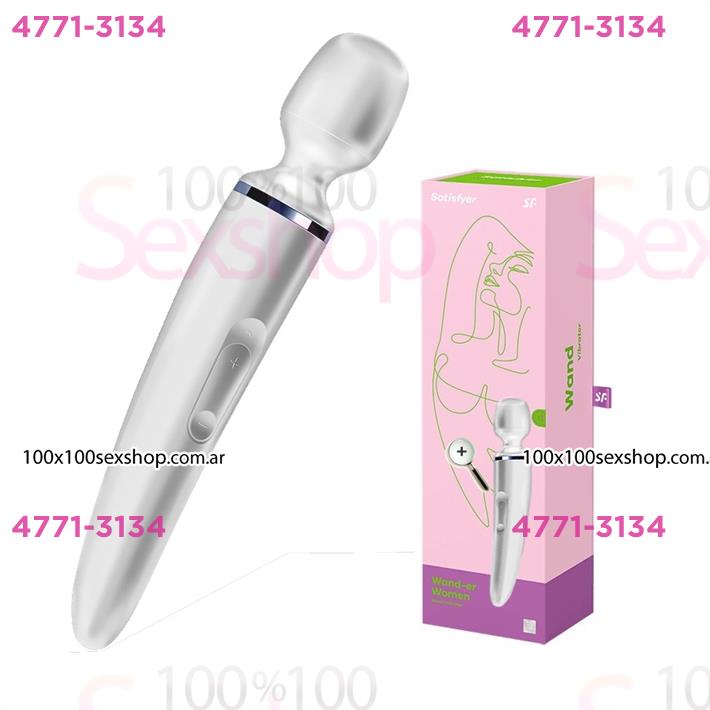Cód: CA SS-SA-1227 - Satisfyer Wand-er Woman microfono estimulador de clitoris con carga usb - $ 104600