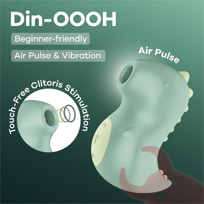 Din-OOOH Succionador estimulador de clitoris con carga USB
