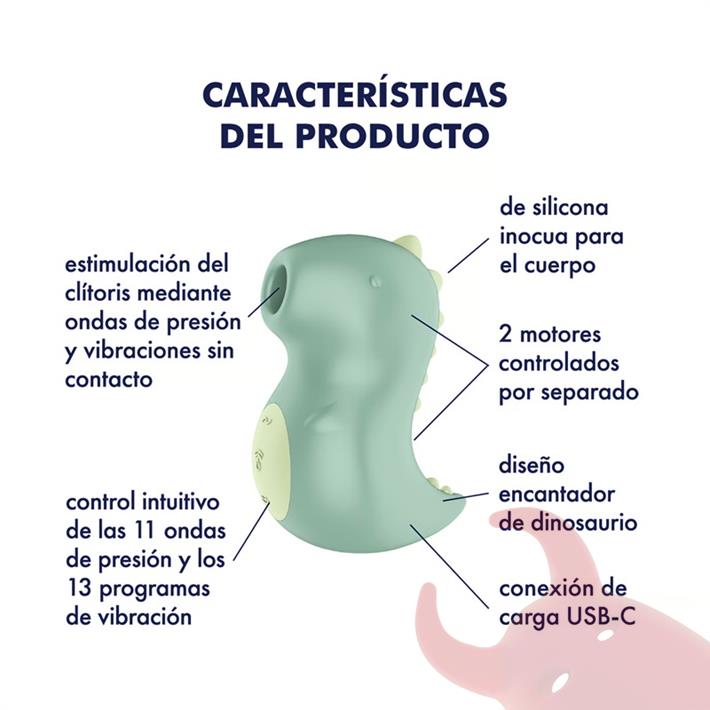 Din-OOOH Succionador estimulador de clitoris con carga USB