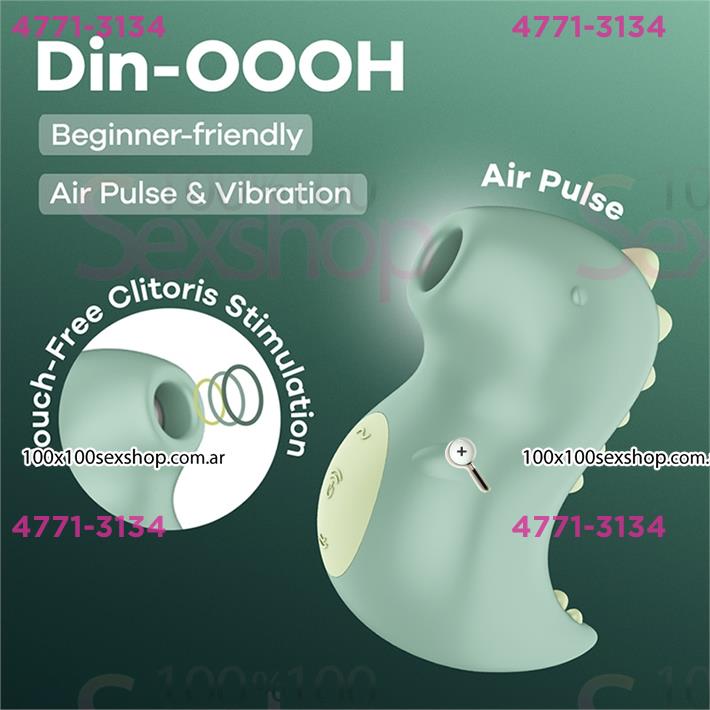 Din-OOOH Succionador estimulador de clitoris con carga USB