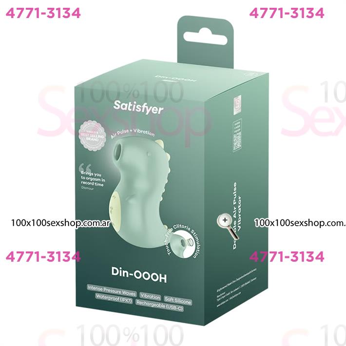Din-OOOH Succionador estimulador de clitoris con carga USB