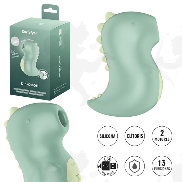 Din-OOOH Succionador estimulador de clitoris con carga USB