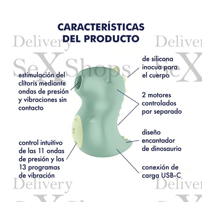 Din-OOOH Succionador estimulador de clitoris con carga USB