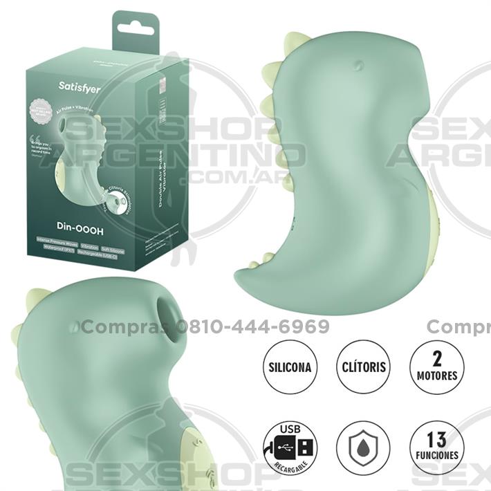 Din-OOOH Succionador estimulador de clitoris con carga USB