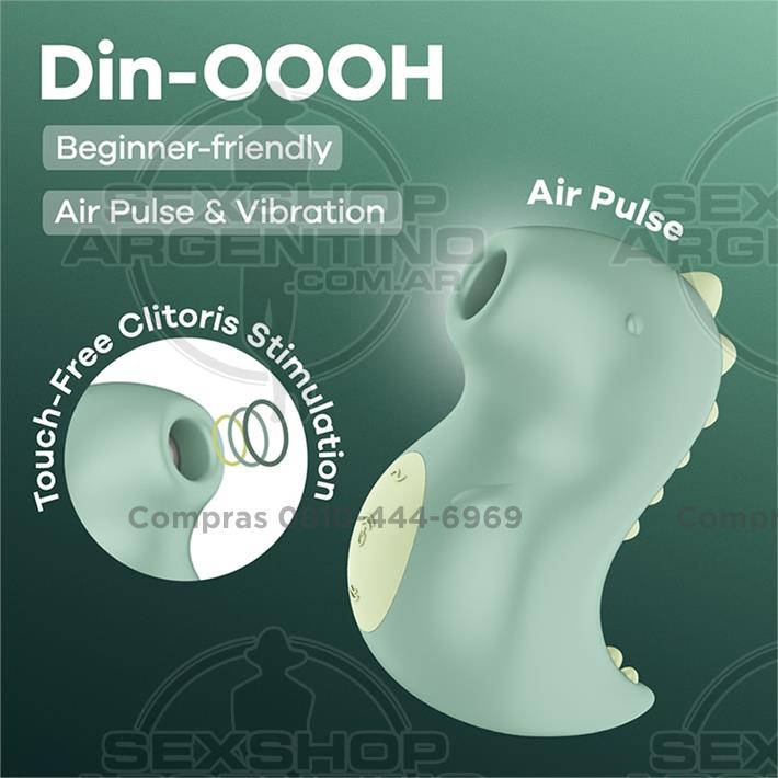 Din-OOOH Succionador estimulador de clitoris con carga USB
